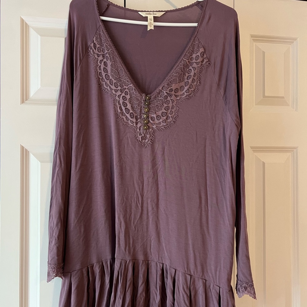 Matilda Jane Purple Lace Trim Blouse